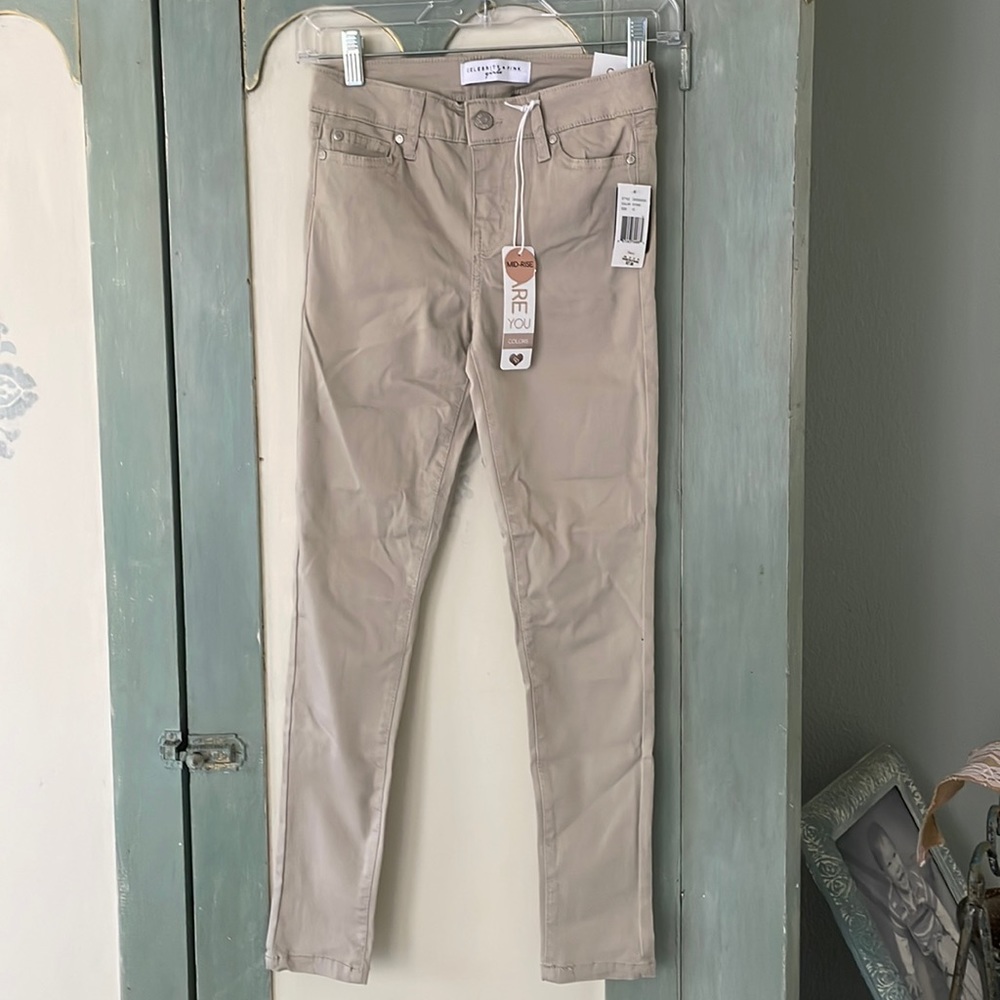 NWT girls skinny khaki pants size 12